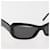 Gafas de sol CHANEL COCO de plástico 3Set Negro CC Auth bs29544 - vista 9