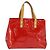 LOUIS VUITTON Monogram Vernis Reade PM Borsa a Mano Rossa M91088 LV Auth 147089 Rosso - vista 13