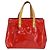 LOUIS VUITTON Monogram Vernis Reade PM Borsa a Mano Rossa M91088 LV Auth 147089 Rosso - vista 2