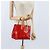 LOUIS VUITTON Monogram Vernis Reade PM Borsa a Mano Rossa M91088 LV Auth 147089 Rosso - vista 20