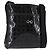 Bolsa de Ombro Gancini Emalhe Preta Auth BA6810 de Salvatore Ferragamo Preto