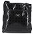 Bolsa de Ombro Gancini Emalhe Preta Auth BA6810 de Salvatore Ferragamo Preto - vista 2