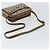 Borsa a spalla GUCCI GG Plus Supreme PVC Beige Oro Auth ep11624 D'oro - vista 7