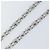 LOUIS VUITTON Cinghia a Spalla in Catena Metal 25,6"" Argento LV Auth 150641 - vista 4