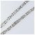 LOUIS VUITTON Cinghia a Spalla in Catena Metal 25,6"" Argento LV Auth 150641 - vista 8