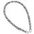 LOUIS VUITTON Cintura a Spalla in Catena Metal 25,6"" Argento LV Auth 150640