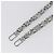 LOUIS VUITTON Cintura a Spalla in Catena Metal 25,6"" Argento LV Auth 150640 - vista 7