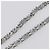 LOUIS VUITTON Cintura a Spalla in Catena Metal 25,6"" Argento LV Auth 150640 - vista 8