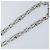 LOUIS VUITTON Cintura a Spalla in Catena Metallo 60 cm Argento LV Auth 150637 - vista 4