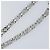 LOUIS VUITTON Cintura a Spalla in Catena Metallo 60 cm Argento LV Auth 150637 - vista 8