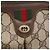 Borsa Gucci GG Supreme Web Sherry Line PVC Beige Oro 904 02 047 Auth BA7465 D'oro - vista 17