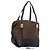 LOEWE Velazquez Boston Bag Leder Braun Gold Auth 146927