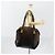 LOEWE Velazquez Boston Bag Leder Braun Gold Auth 146927 - Ansicht 23