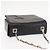 BALLY Borsa a Spalla con Catena Pelle Nera Auth BA6843 Nero - vista 6
