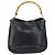 Borsa a mano in pelle Gucci Bamboo nera e oro 001 2123 1638 Auth ep11605 Nero D'oro - vista 13