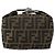 Borsa a mano in tela Zucca FENDI Nera Marrone Auth 153070 Nero - vista 13