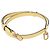 LOUIS VUITTON Cintura Regolabile Vernis 39,4"-46,5" Beige Auth ki6191