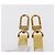LOUIS VUITTON Cintura Regolabile Vernis 39,4"-46,5" Beige Auth ki6191 - vista 7