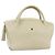 BALLY Borsa a Mano Trapuntata in Pelle Bianca e Oro Auth ti3520 Bianco D'oro