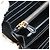 PRADA Cartera Larga de Cuero Nylon Negro Oro 1ML506 Auth am10026V Dorado - vista 20