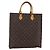 LOUIS VUITTON Monogram Sac Plat Handtasche M51140 LV Auth 155912 Monogramm