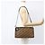 Borsa a Spalla in Tela Trotter Christian Dior Beige Oro Auth 157215 D'oro - vista 20