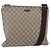 GUCCI GG Supreme Schultertasche PVC Beige Gold 201446 Auth 153075 Golden
