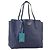 Borsa Tote in pelle blu e oro GUCCI 354397 Auth ar13812 D'oro