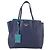 Borsa Tote in pelle blu e oro GUCCI 354397 Auth ar13812 D'oro - vista 13