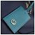 Borsa Tote in pelle blu e oro GUCCI 354397 Auth ar13812 D'oro - vista 17