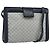 Gucci Bolso de Hombro Micro GG Supreme PVC Navy Gold 004 113 0364 Auth 152086 Dorado Azul marino