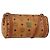 Borsa a Spalla MCM Logogram Vicetos in Pelle PVC Marrone Oro Auth BA8198 D'oro