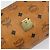 Borsa a Spalla MCM Logogram Vicetos in Pelle PVC Marrone Oro Auth BA8198 D'oro - vista 12