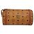 Borsa a Spalla MCM Logogram Vicetos in Pelle PVC Marrone Oro Auth BA8198 D'oro - vista 13