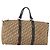 Borsa Boston in tela Trotter Christian Dior Beige Oro Auth 153500