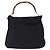 Borsa a Spalla Gucci Bamboo in Tela Nera Argento 001 1014 1577 5 Auth ka582 Nero - vista 2