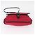 FENDI Zucchino Canvas Schultertasche Rot Silber Auth 155957V - Ansicht 5