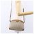 Christian Dior Borsa a spalla in tela a nido d'ape PVC beige oro Auth ep11929 D'oro - vista 20