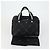 CHANEL Nuova Linea da Viaggio Borsa a Mano Nylon Nero Argento CC Auth bs31119 - vista 24