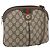 Borsa Sherry Line GG Supreme Web di GUCCI in PVC beige e oro 904 02 047 Auth 157639 D'oro