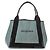 BALENCIAGA Borsa a Mano Cabas S in Pelle PVC Blu Argento 339933 Auth 149725 - vista 13