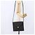 SAINT LAURENT Borsa a Spalla in Pelle PVC Nera Oro Auth 152971 Nero D'oro - vista 21