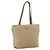 Borsa Tote PRADA Nylon Beige Argento Auth 152951