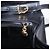 Borsa a Spalla Gancini in Pelle Nera e Oro Auth BA8683 di Salvatore Ferragamo Nero D'oro - vista 20