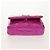 CHANEL Matelassé Pochette Charm Pelle Verniciata Rosa Argento CC Auth ti3561SAM - vista 9