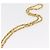 CHANEL Mini Matelassé Borsa a Spalla con Catena in Pelle di Agnello Oro CC Auth 152962 D'oro - vista 14