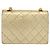 CHANEL Mini Matelassé Borsa a Spalla con Catena in Pelle di Agnello Oro CC Auth 152962 D'oro - vista 2