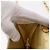 CHANEL Mini Matelassé Borsa a Spalla con Catena in Pelle di Agnello Oro CC Auth 152962 D'oro - vista 25