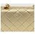 CHANEL Mini Matelassé Borsa a Spalla con Catena in Pelle di Agnello Oro CC Auth 152962 D'oro - vista 3
