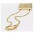 CHANEL Mini Matelassé Borsa a Spalla con Catena in Pelle di Agnello Oro CC Auth 152962 D'oro - vista 8